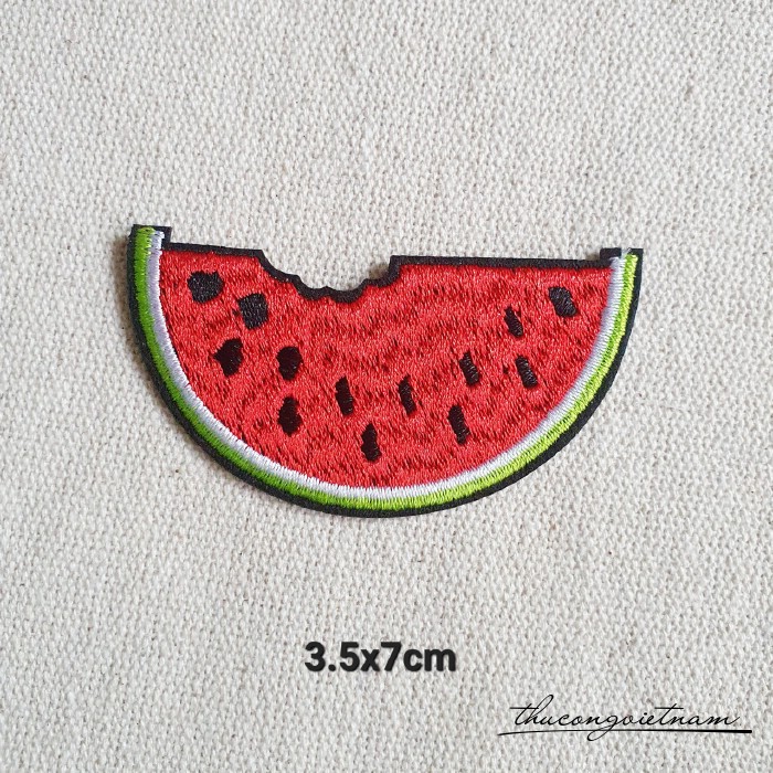 Miếng dán ủi Miếng dưa hấu 3.5x7cm