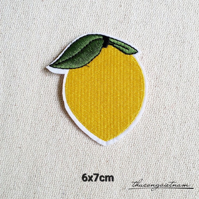 Miếng dán ủi Trái chanh 6x7cm