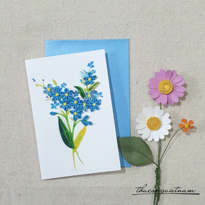 Thiệp quilling 8*12cm - M1