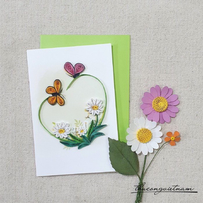 Thiệp quilling 8*12cm - M3