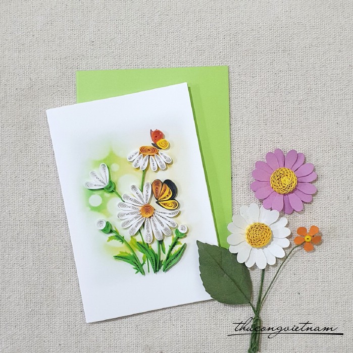 Thiệp quilling 8*12cm - M4