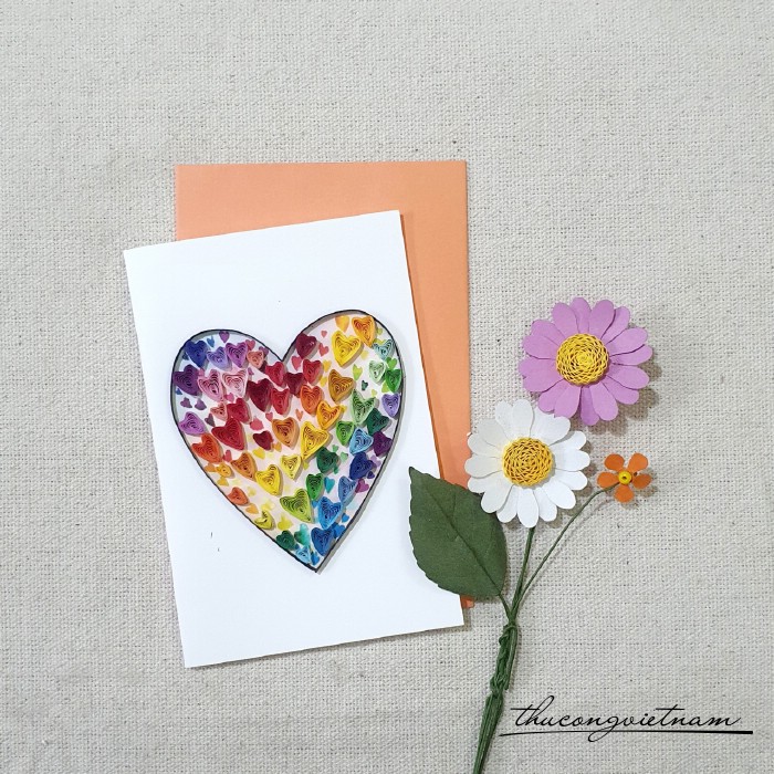 Thiệp quilling 8*12cm - M8