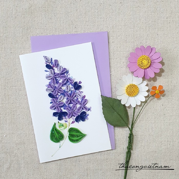 Thiệp quilling 8*12cm - M14