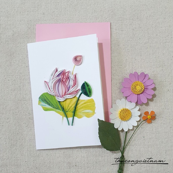 Thiệp quilling 8*12cm - M15