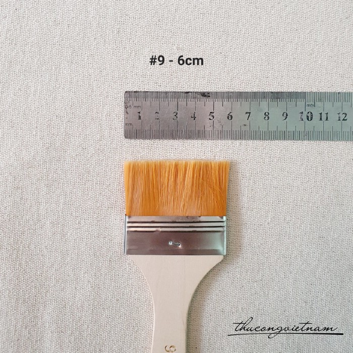 Panhxo - Cọ vẽ bản lớn #9 (6cm)
