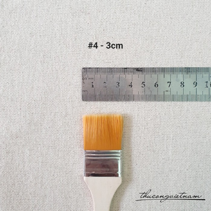 Panhxo - Cọ vẽ bản lớn #4 (3cm)