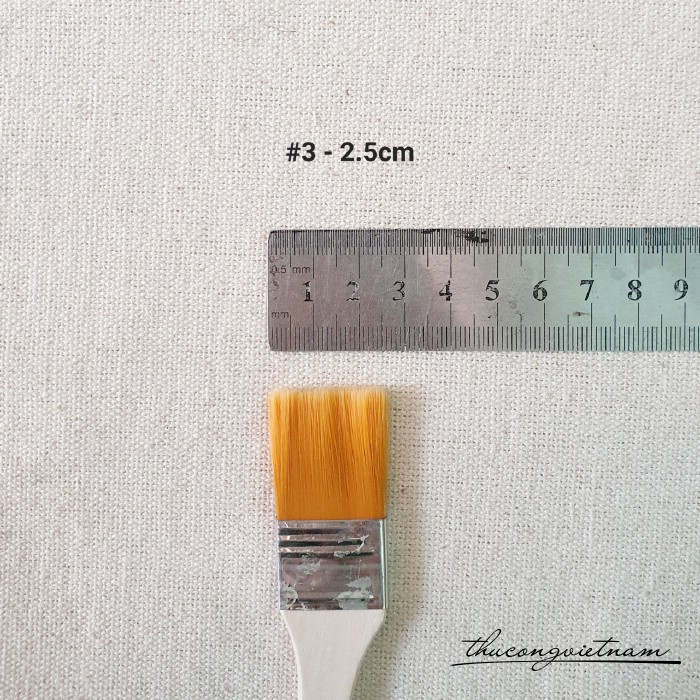 Panhxo - Cọ vẽ bản lớn #3 (2.5cm)