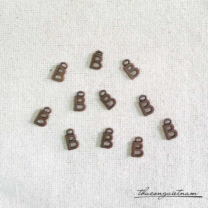 Chữ giả đồng 7mm (20 chữ) - Chữ B