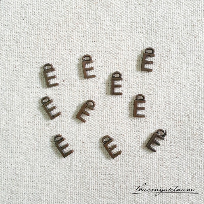 Chữ giả đồng 7mm (20 chữ) - Chữ E