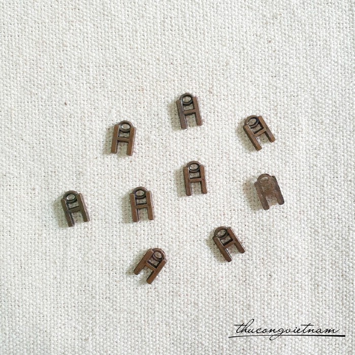 Chữ giả đồng 7mm (20 chữ) - Chữ H