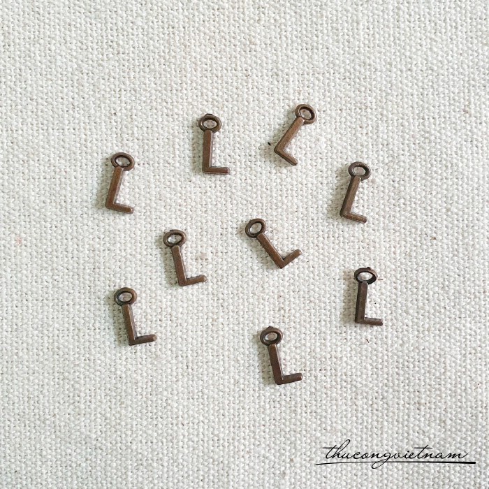 Chữ giả đồng 7mm (20 chữ) - Chữ L