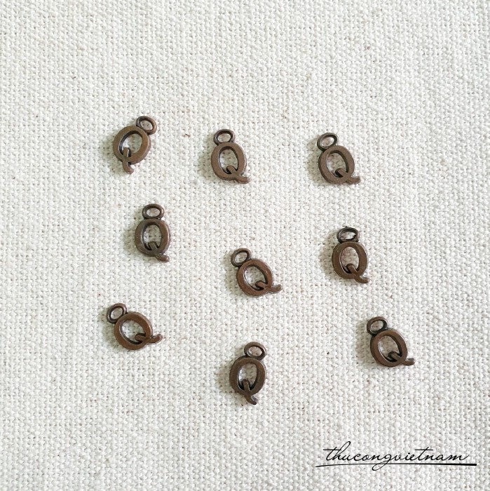 Chữ giả đồng 7mm (20 chữ) - Chữ Q