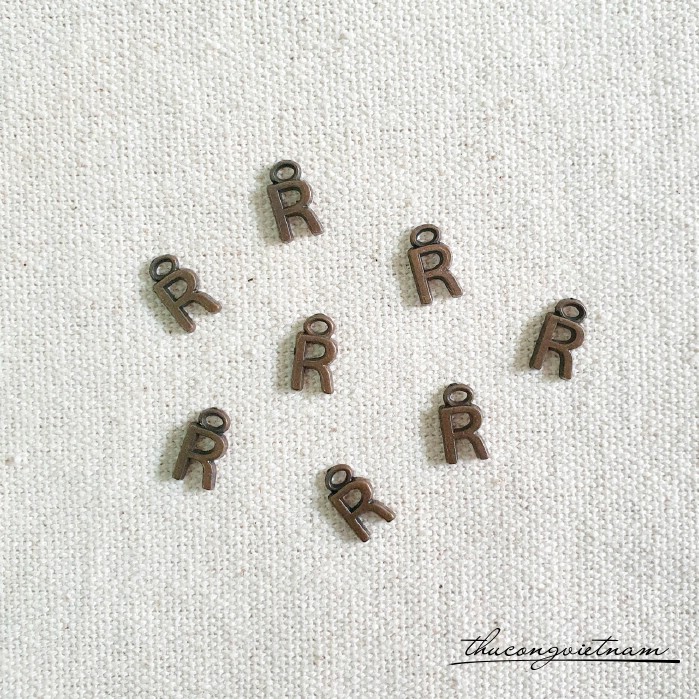 Chữ giả đồng 7mm (20 chữ) - Chữ R