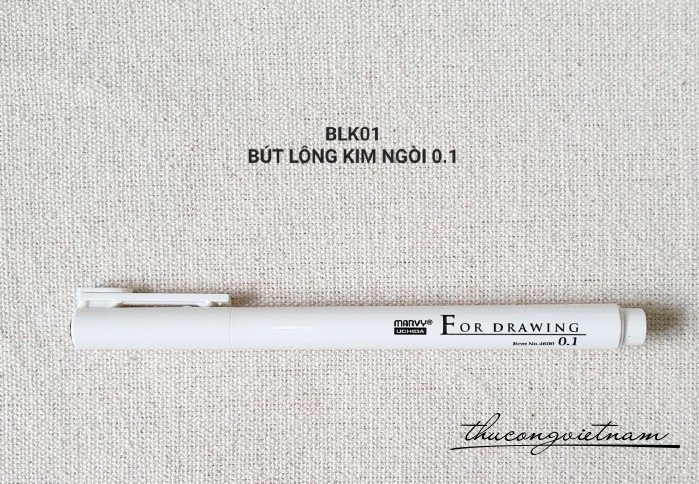 Bút vẽ kỹ thuật Nét Line Marvy Uchida ngòi 0.1mm