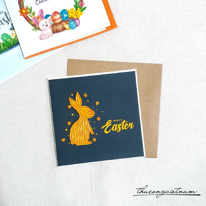 Thiệp quilling Easter Day - M3