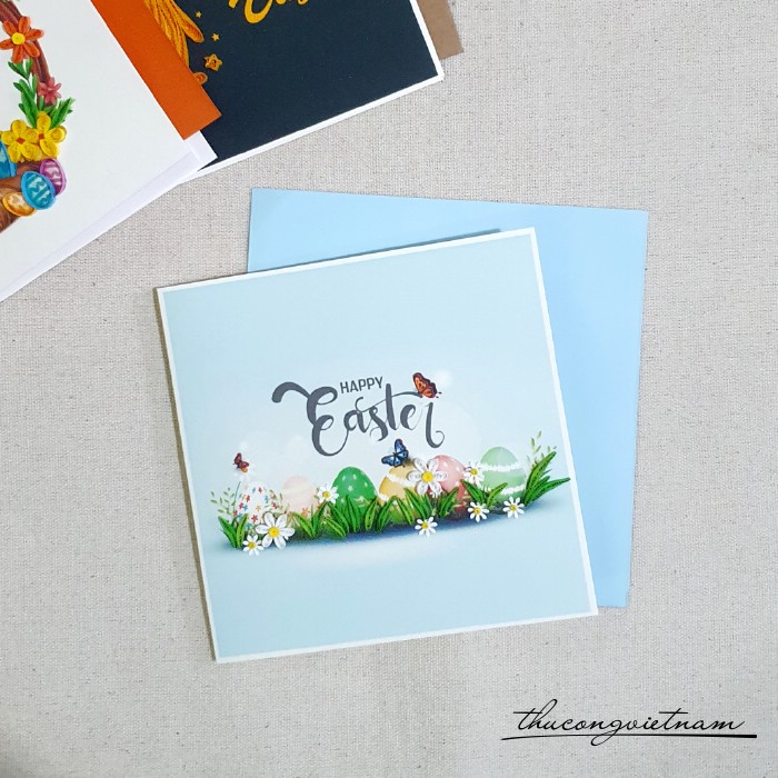 Thiệp quilling Easter Day - M4