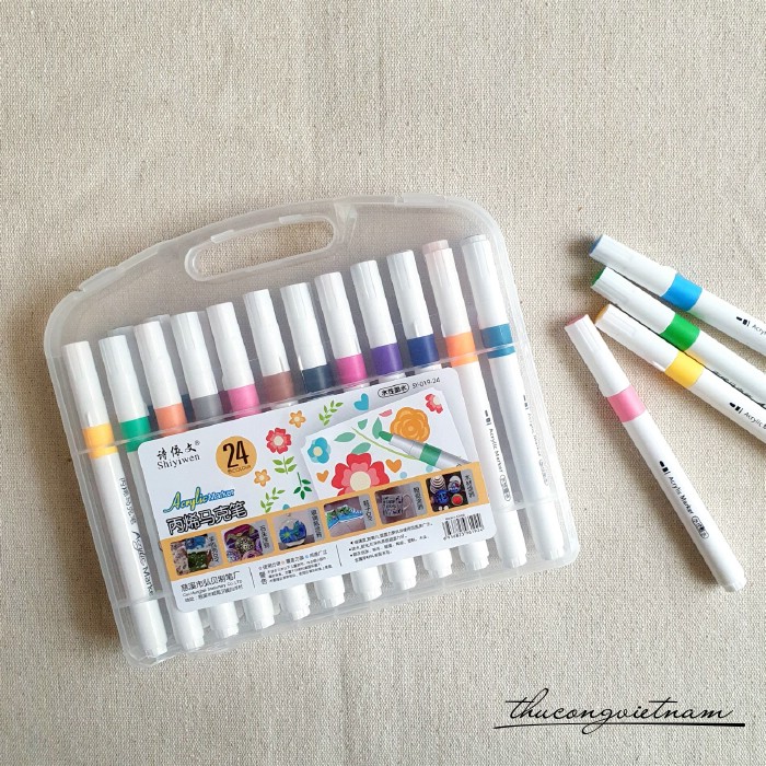 Bộ 24 bút màu Acrylic Marker 