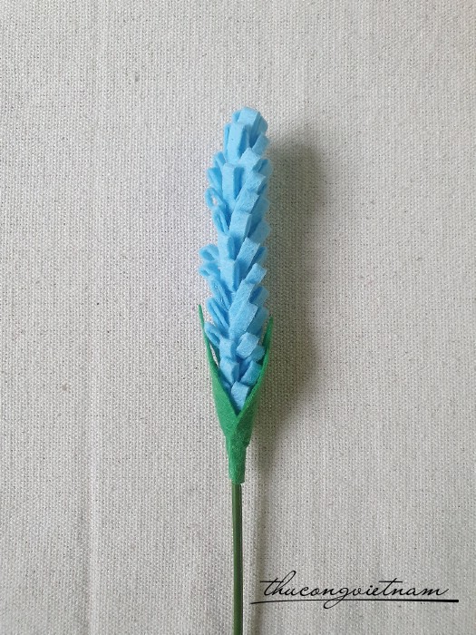 Hoa lavender vải nỉ (16-20cm) - Màu 6