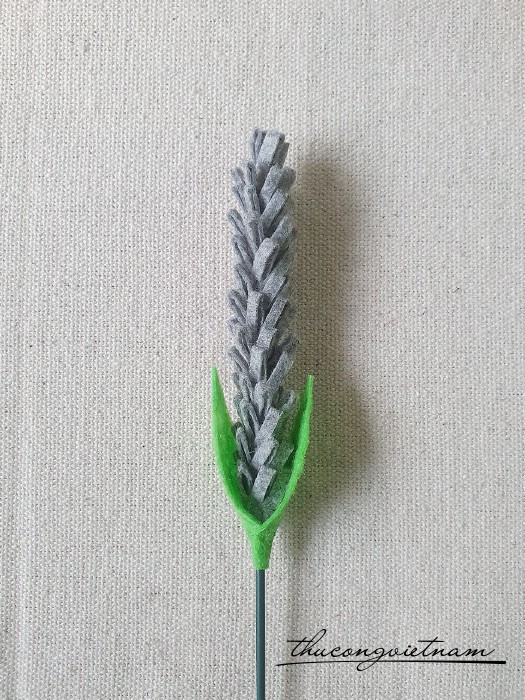 Hoa lavender vải nỉ (16-20cm) - Màu 8