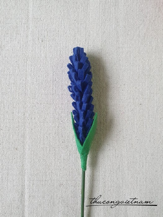 Hoa lavender vải nỉ (16-20cm) - Màu 12