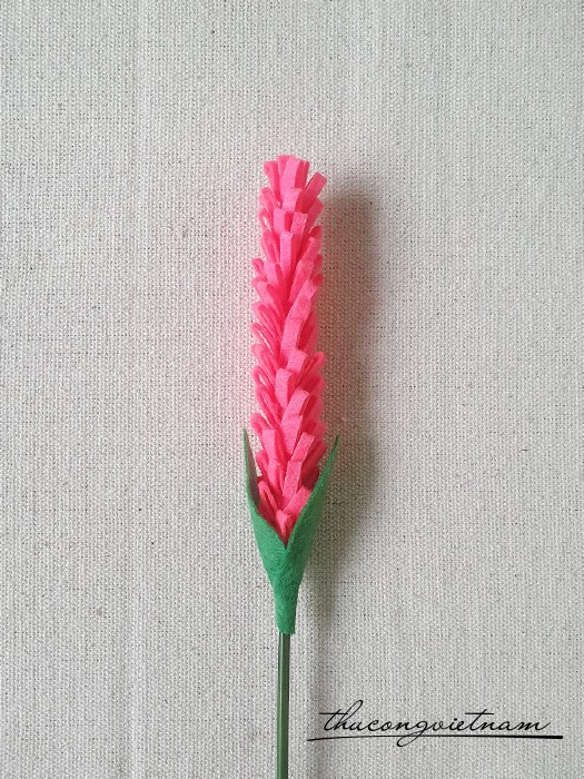 Hoa lavender vải nỉ (16-20cm) - Màu 14