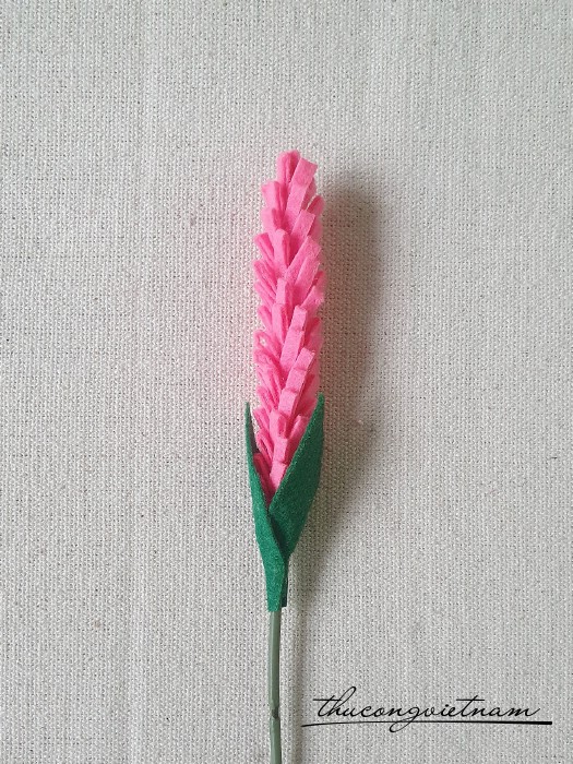 Hoa lavender vải nỉ (16-20cm) - Màu 16