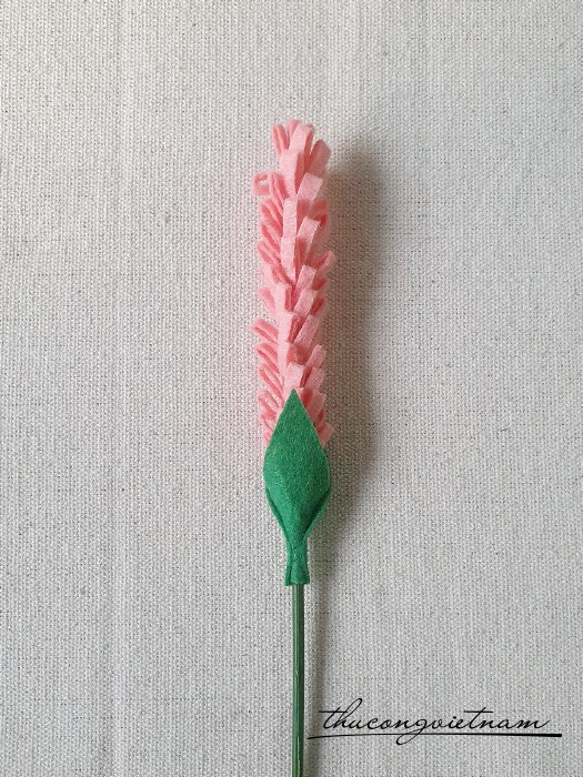 Hoa lavender vải nỉ (16-20cm) - Màu 17