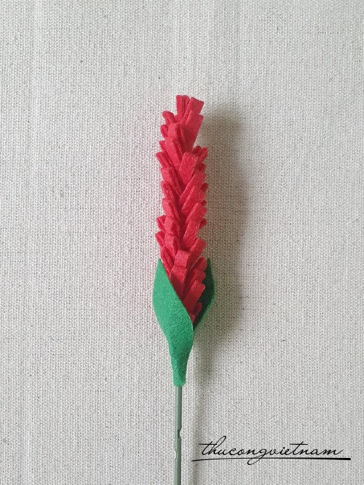 Hoa lavender vải nỉ (16-20cm) - Màu 21