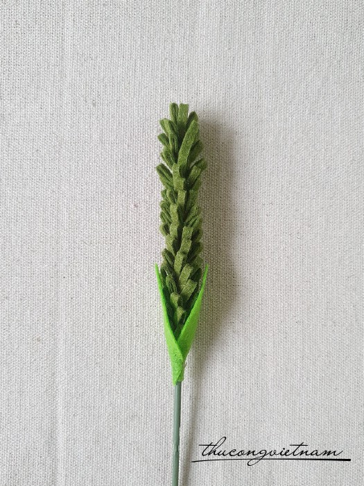 Hoa lavender vải nỉ (16-20cm) - Màu 27