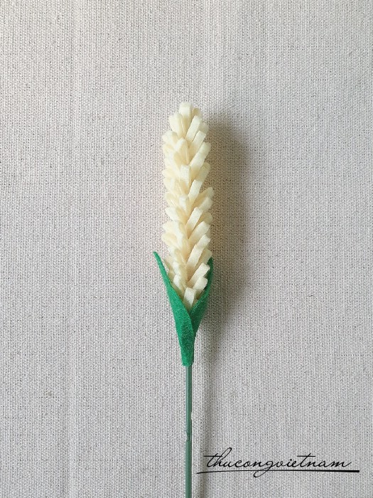 Hoa lavender vải nỉ (16-20cm) - Màu 28