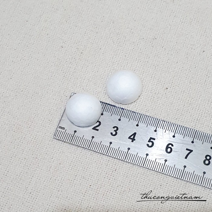 Bán cầu xốp 2cm (10 cái)