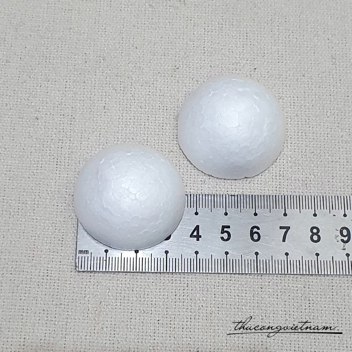 Bán cầu xốp 3.5cm (10 cái)