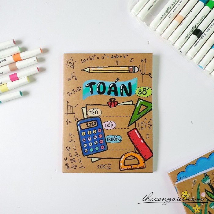 Tập học sinh vẽ tay môn Toán số