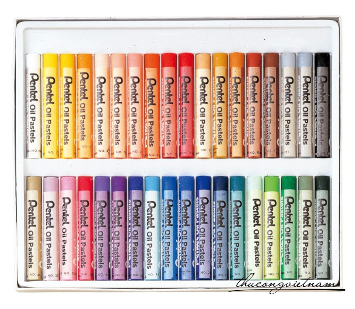 Sáp dầu Pentel - PHN50 hộp 16 màu