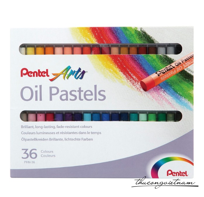 Sáp dầu Pentel - PHN50 hộp 36 màu