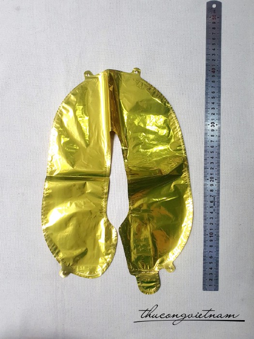 Bong bóng số trang trí (hồng, bạc, vàng) - Số 0