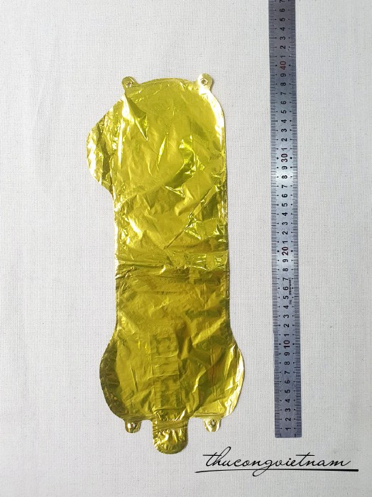 Bong bóng số trang trí (hồng, bạc, vàng) - Số 1