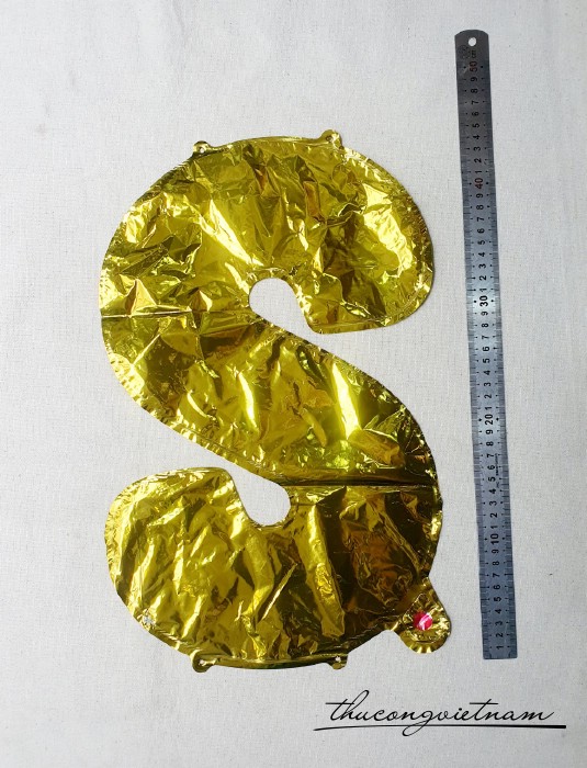 Bong bóng số trang trí (hồng, bạc, vàng) - Số 8
