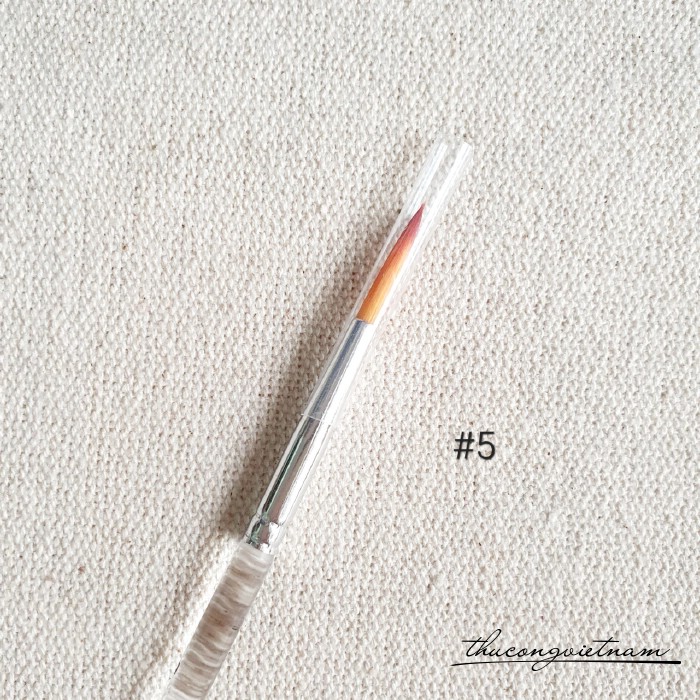 Cọ tỉa màu nước đầu tròn thân trong #5