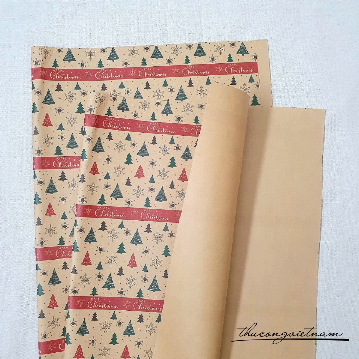 Giấy Kraft Giáng Sinh M16 (72*51cm)