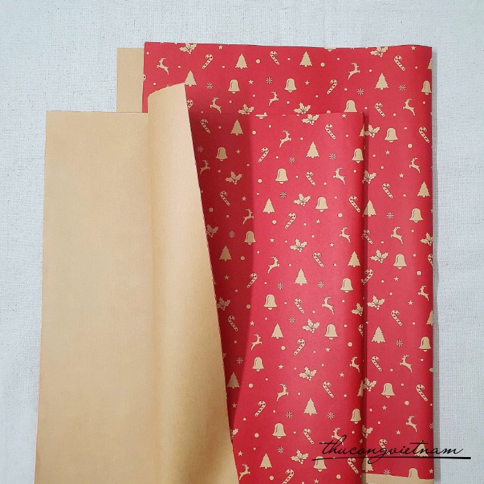 Giấy Kraft Giáng Sinh M22 (72*51cm)