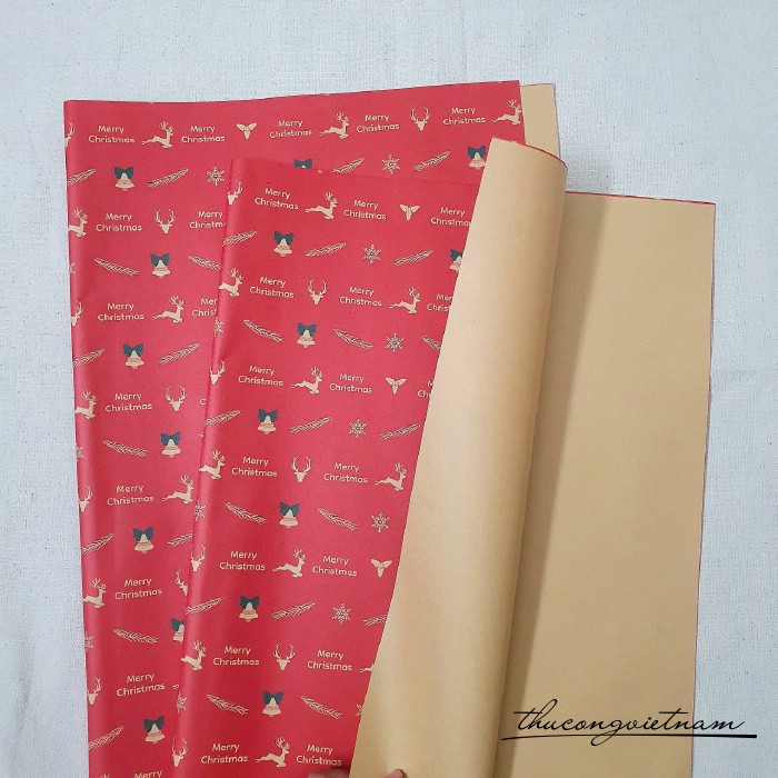 Giấy Kraft Giáng Sinh M24 (72*51cm)