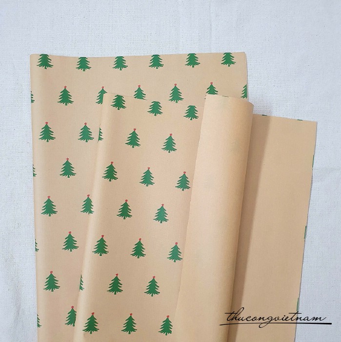 Giấy Kraft Giáng Sinh M26 (72*51cm)