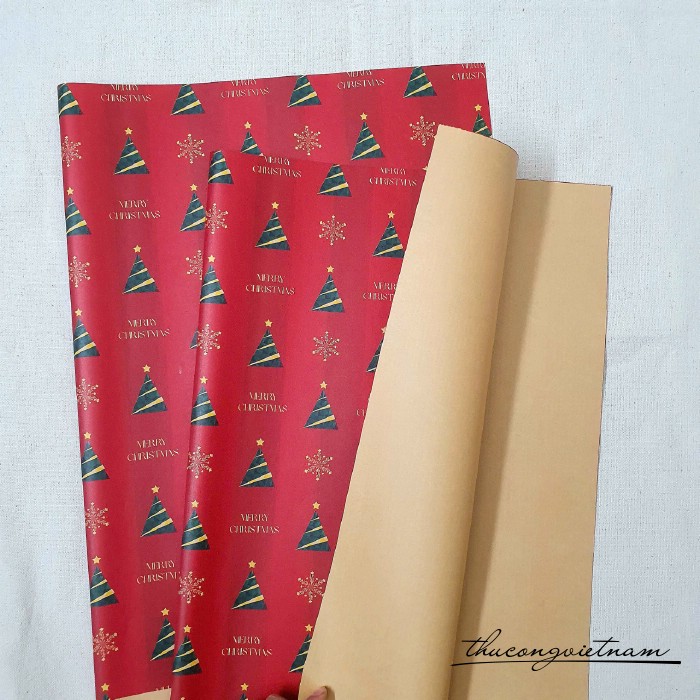 Giấy Kraft Giáng Sinh M27 (72*51cm)