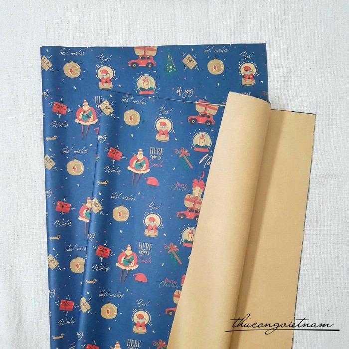 Giấy Kraft Giáng Sinh M30 (72*51cm)