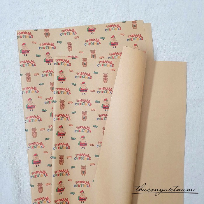 Giấy Kraft Giáng Sinh M32 (72*51cm)