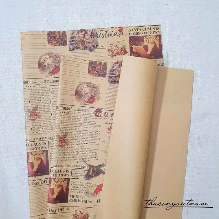Giấy Kraft Giáng Sinh M37 (72*51cm)
