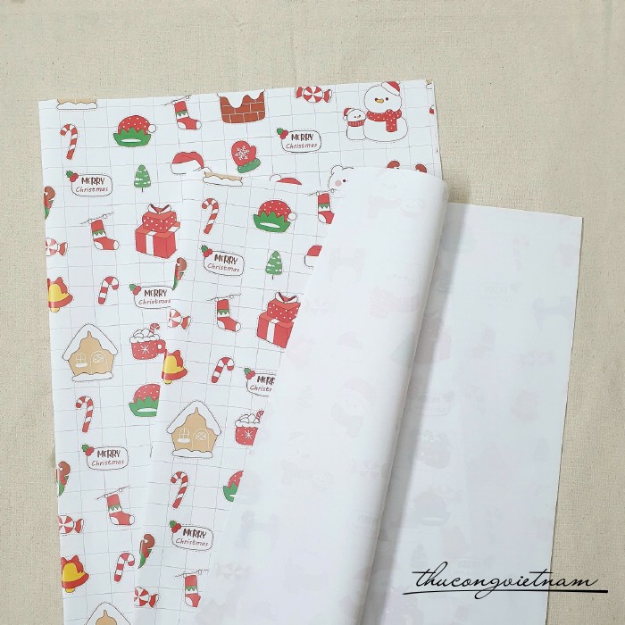 Giấy gói quà Giáng Sinh - Mẫu 55