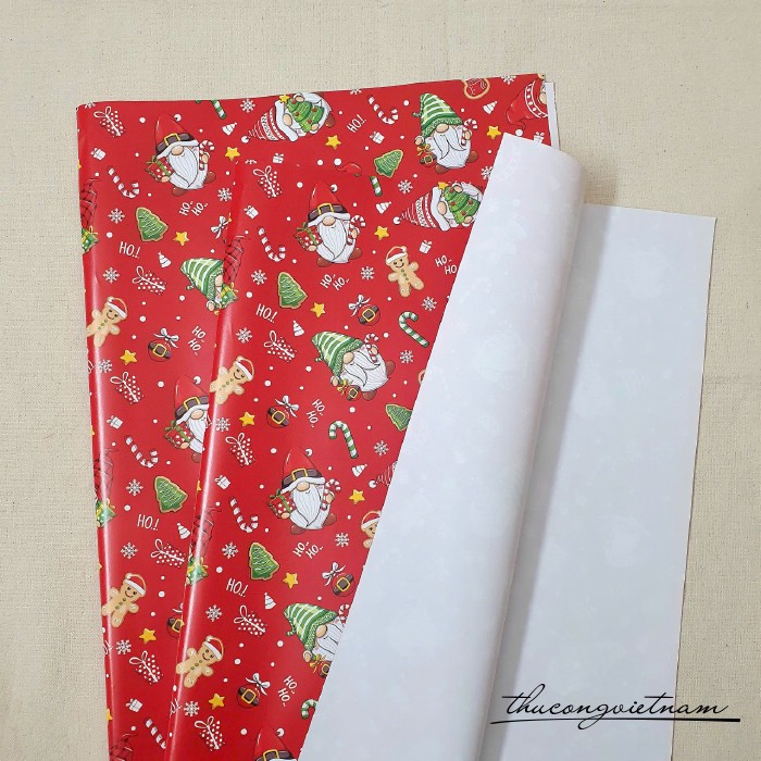Giấy gói quà Giáng Sinh - Mẫu 60