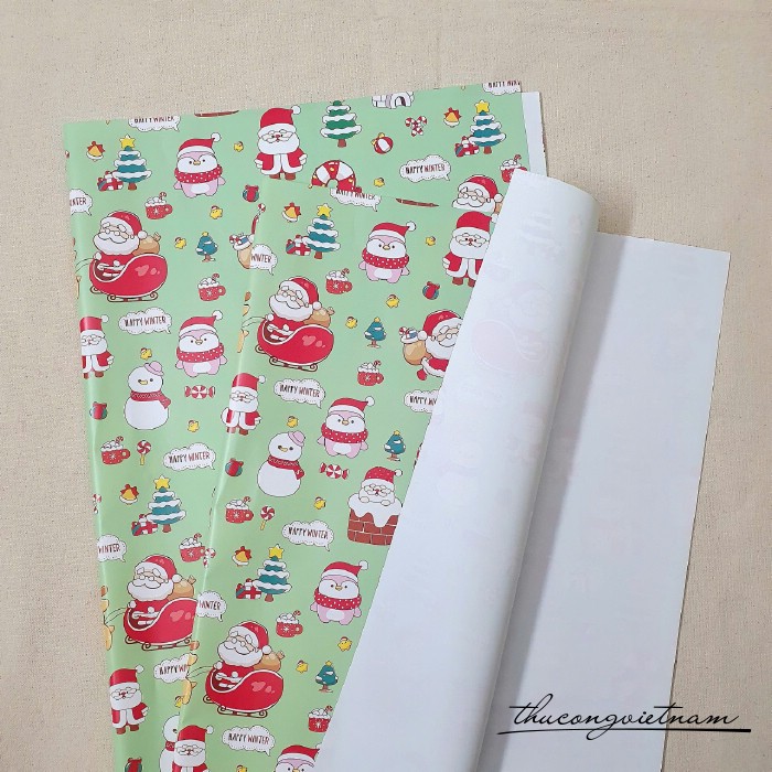 Giấy gói quà Giáng Sinh - Mẫu 61
